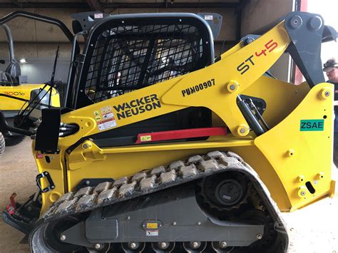 wacker st45 skid steer fuel cap|wacker st45 for sale.